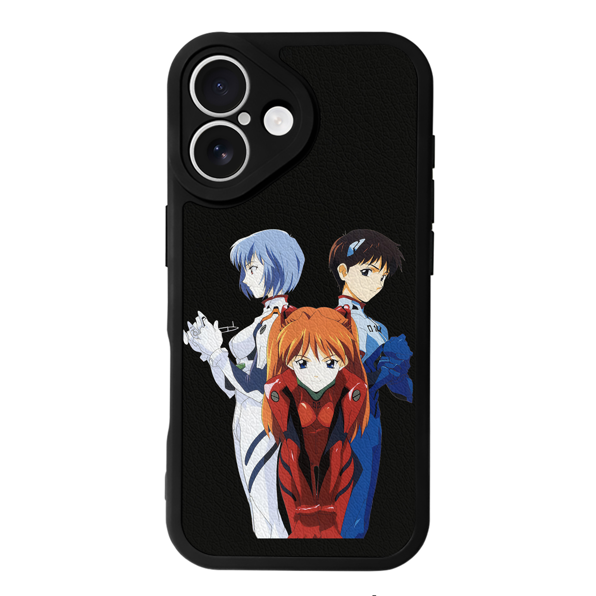（画像用） EVA 新世紀エヴァンゲリオン 【iPhone 16シリーズ対応】シリコンスマホケース（レザー調） 材質：シリコン